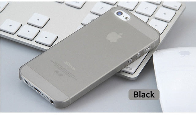 0.3mm Ultra Thin Slim Matte frost Translucent Case For iPhone