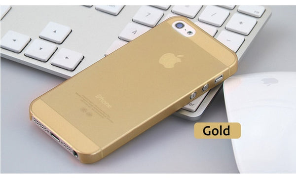 0.3mm Ultra Thin Slim Matte frost Translucent Case For iPhone