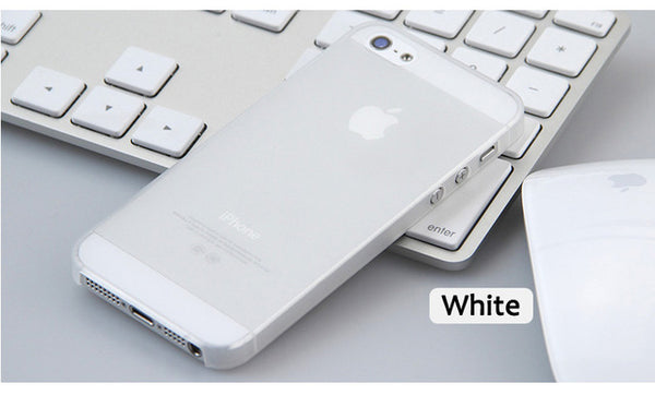 0.3mm Ultra Thin Slim Matte frost Translucent Case For iPhone