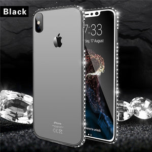 Bling Diamond Soft Transparent Crystal case For iPhone