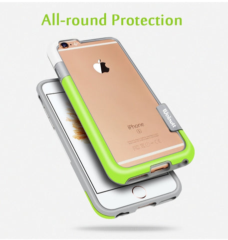 6 Colors Walnutt Soft Cover Side Protection for iPhone