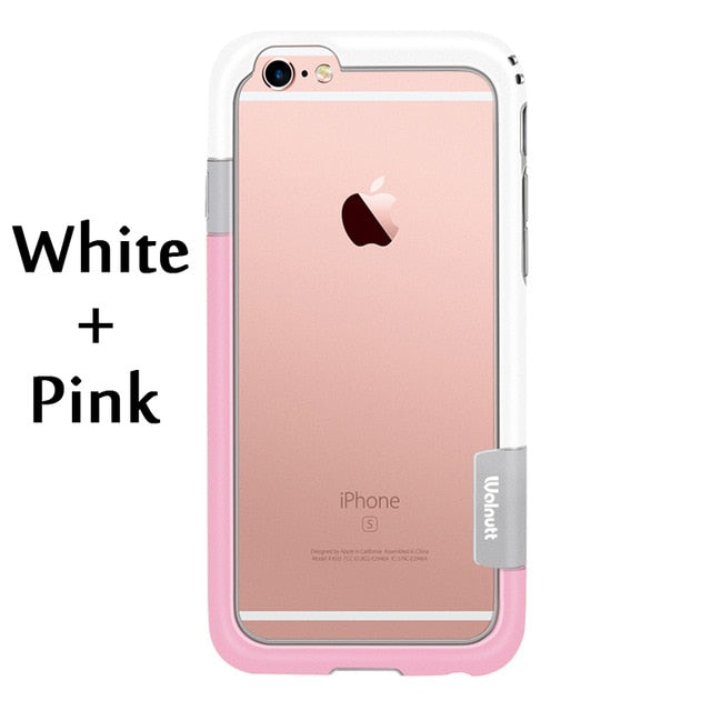 6 Colors Walnutt Soft Cover Side Protection for iPhone