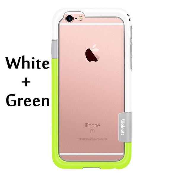 6 Colors Walnutt Soft Cover Side Protection for iPhone