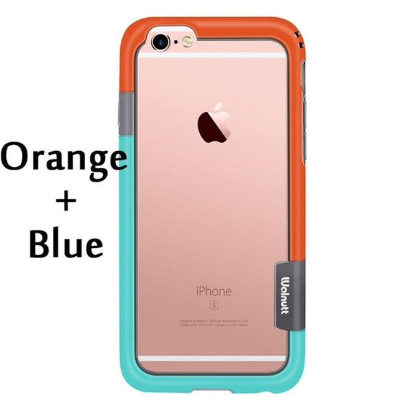 6 Colors Walnutt Soft Cover Side Protection for iPhone