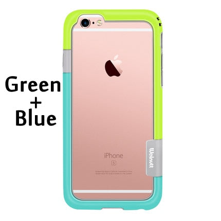 6 Colors Walnutt Soft Cover Side Protection for iPhone