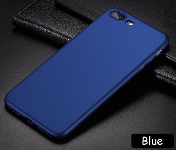 Matte Luxury Back Soft Silicon Case For iPhone Full Cover