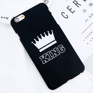 Couple KING Queen Crown Phone Case For iPhone