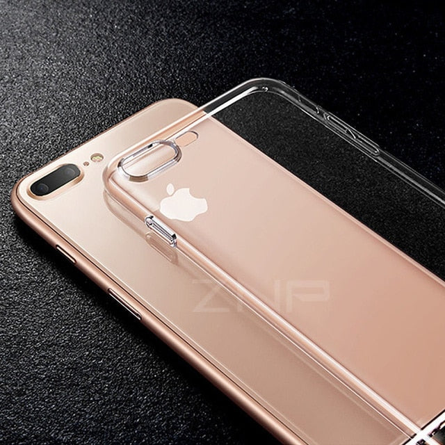 Transparent Ultra Thin Soft Phone Case For iPhone