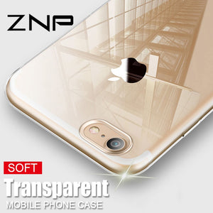 Transparent Ultra Thin Soft Phone Case For iPhone