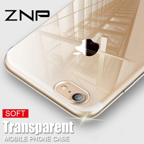 Transparent Ultra Thin Soft Phone Case For iPhone