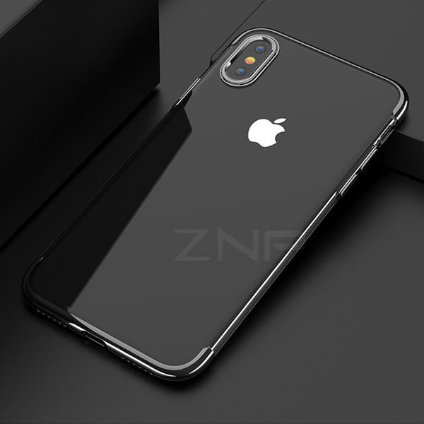 Luxury Soft Silicone Shockproof Case For iPhone