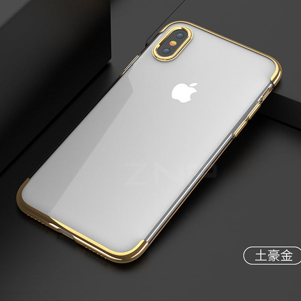 Luxury Soft Silicone Shockproof Case For iPhone