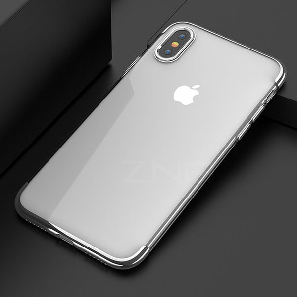 Luxury Soft Silicone Shockproof Case For iPhone