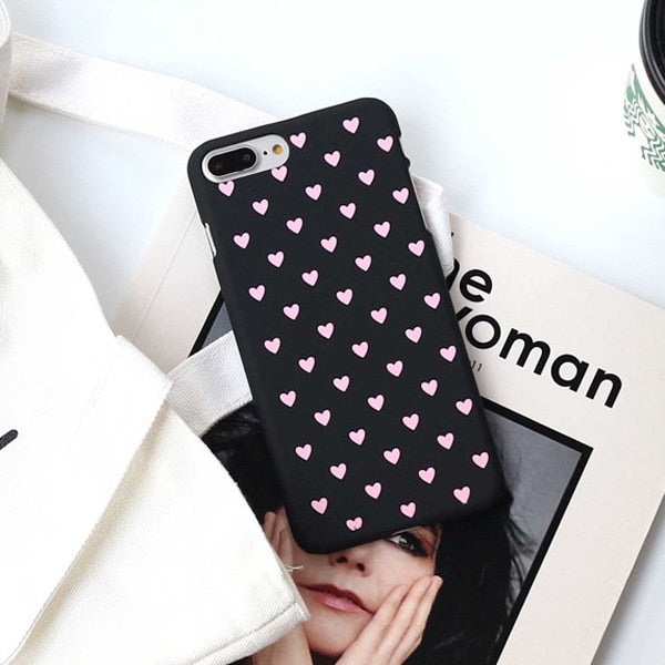 Cute Couple Love Heart Case For iPhone