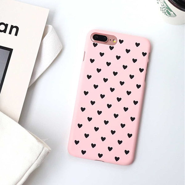 Cute Couple Love Heart Case For iPhone