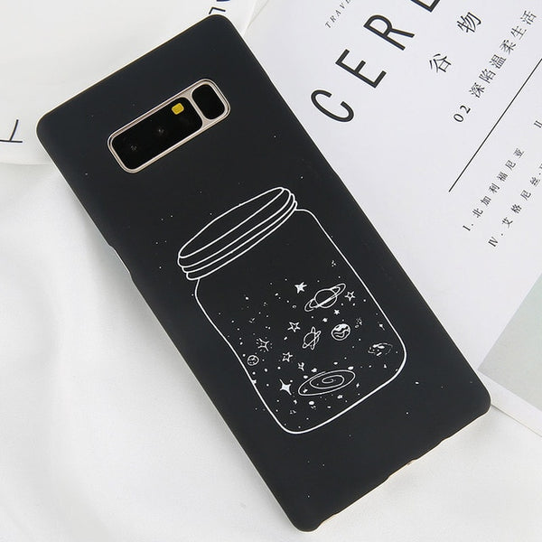 Letter Wishing Bottle Planet Phone Cover For Samsung