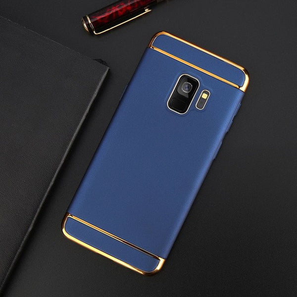 Shockproof Armor Protection Cases 3 in 1 Matte Hard Cover For Samsung