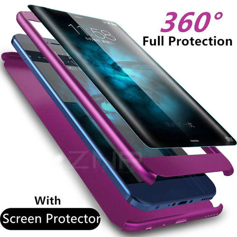 Shockproof 360 Degree Full Cover Phone Case For Samsung