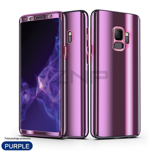 360 Degree Plating Mirror Case For Samsung full cover