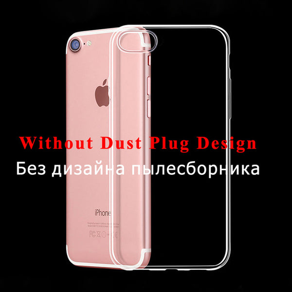 Ultra Slim Clear Soft Silicon Phone Case For iPhone