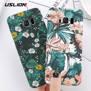 Flower Green Leaves Phone Case For Samsung