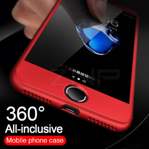 Hard 360 Full Cover Protection Case For iPhone