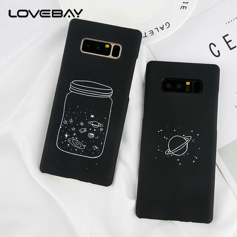 Wishing Bottle Planet Moon Starry Sky Case For Samsung