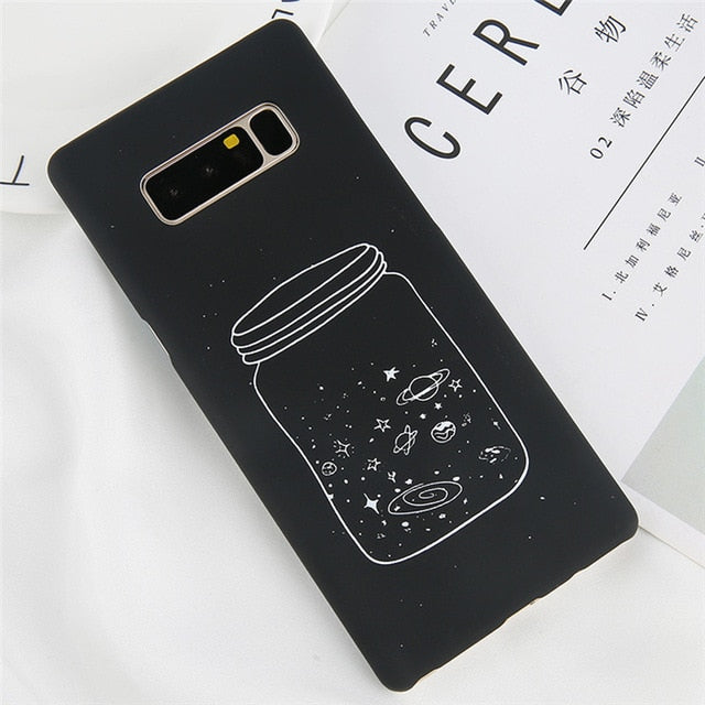 Wishing Bottle Planet Moon Starry Sky Case For Samsung