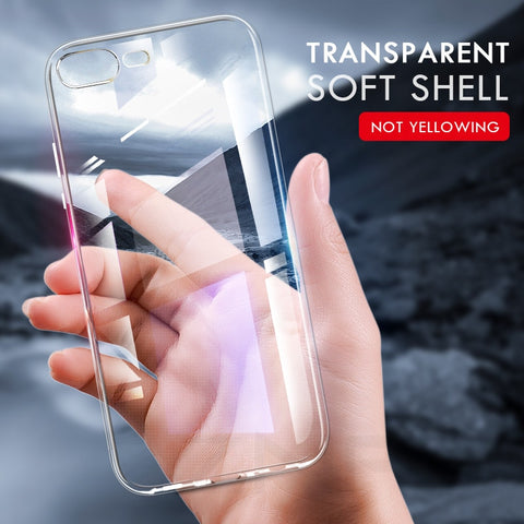 Ultra Thin Soft transparent Case For Apple iPhone