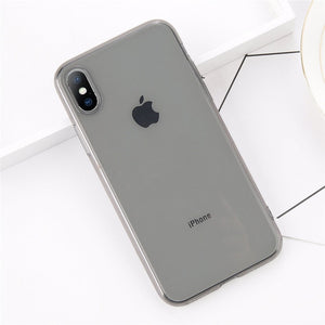 Soft Clear Silicone Case For iPhone