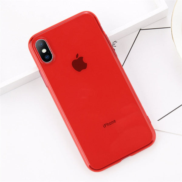 Soft Clear Silicone Case For iPhone