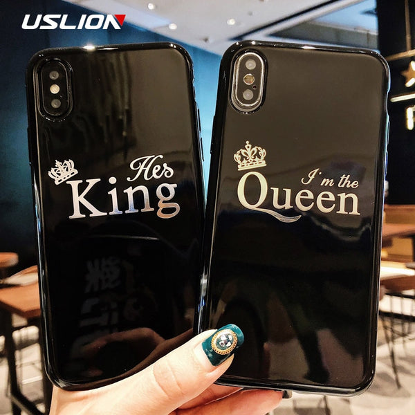 Cartoon Crown Phone Case For iPhone Silicone Cases