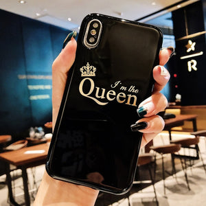 Cartoon Crown Phone Case For iPhone Silicone Cases