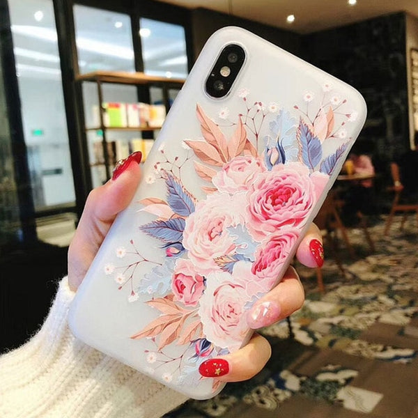 Rose Floral Cases For iPhone