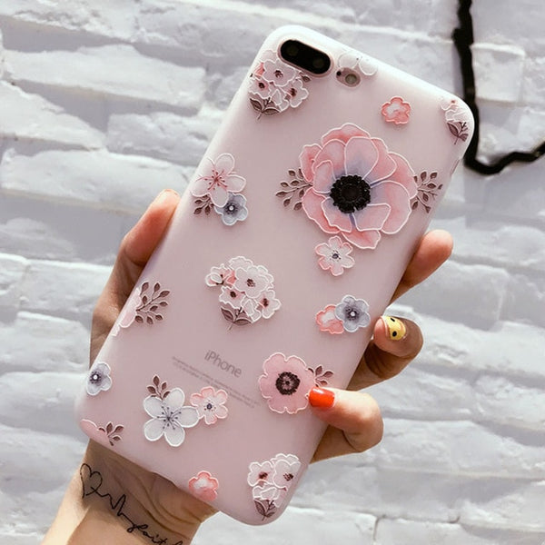 Rose Floral Cases For iPhone