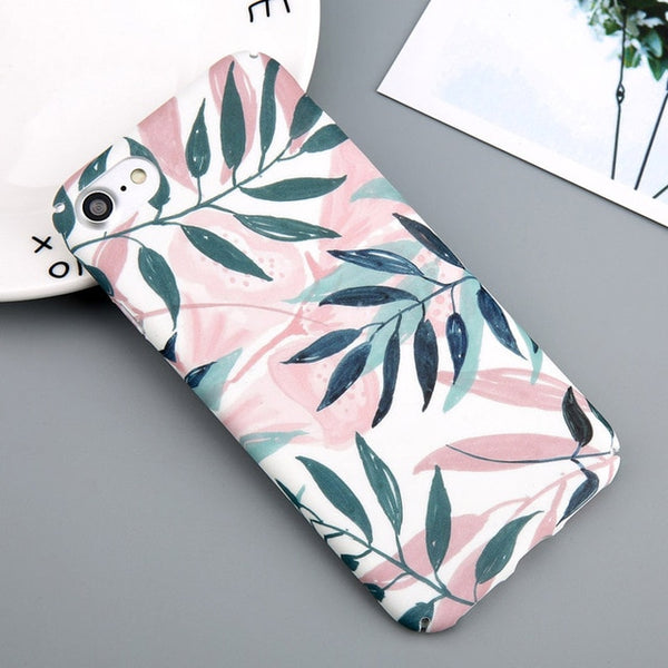 Flower Cherry Tree Hard PC Phone Cases  For iPhone