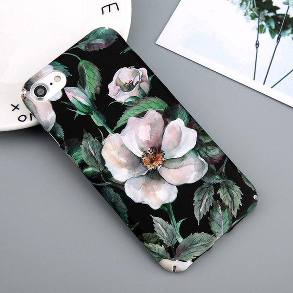 Flower Cherry Tree Hard PC Phone Cases  For iPhone