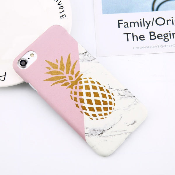 Flower Leaf Print Phone Case For iPhone