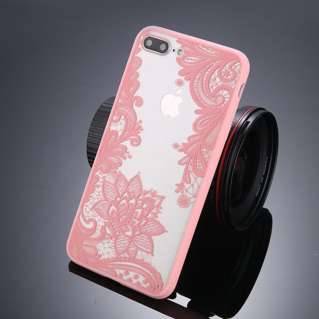 Mandala Lace Flower Cases For iPhone