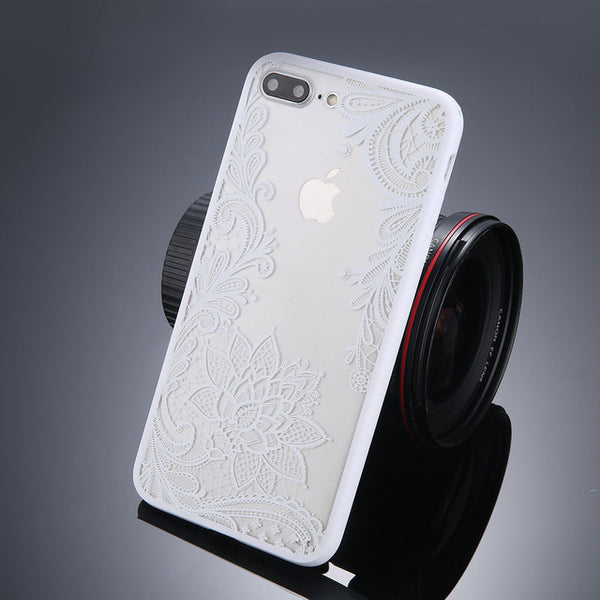 Mandala Lace Flower Cases For iPhone