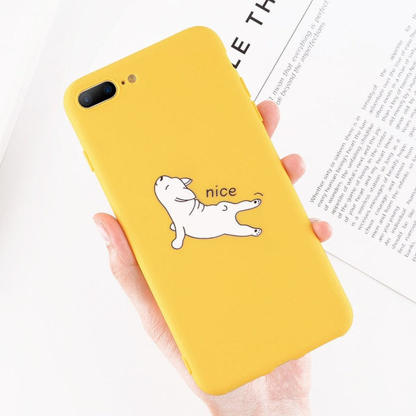 Funny Cartoon Giraffe Phone Case For iPhone