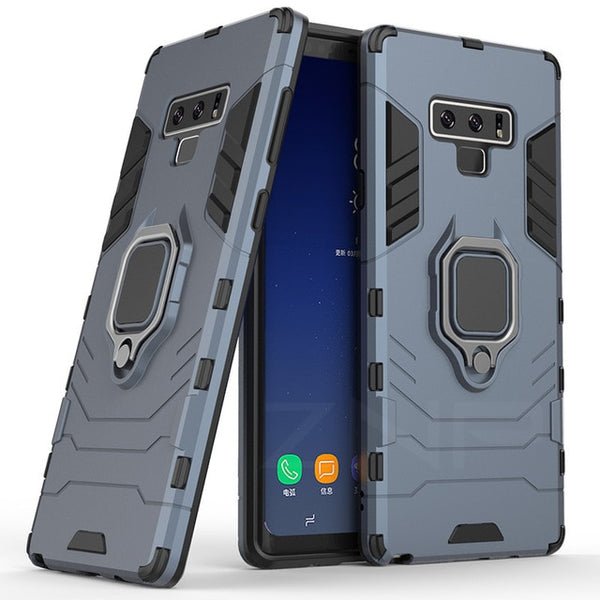 Armor Phone Case With Holder Full Cover For Samsung