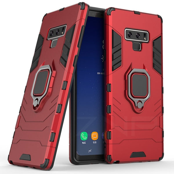 Armor Phone Case With Holder Full Cover For Samsung