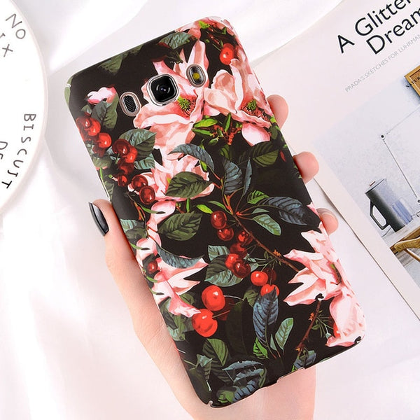 Flower Hard Phone Case for Samsung