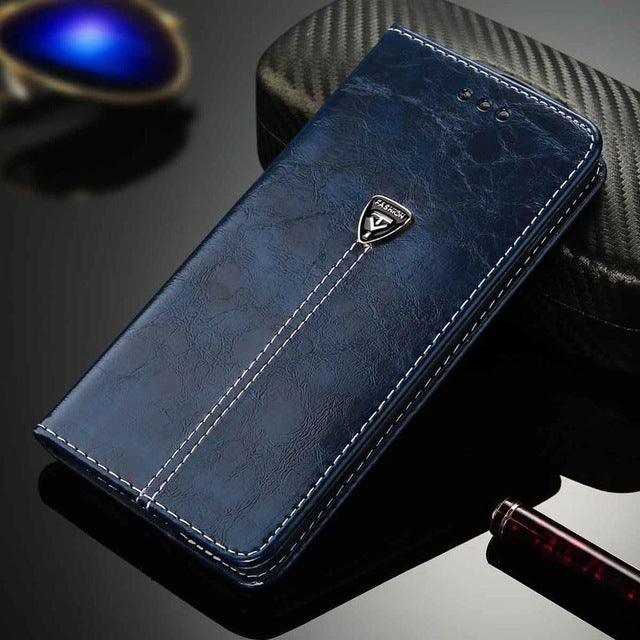 Luxury Flip Leather Phone Case For iPhone