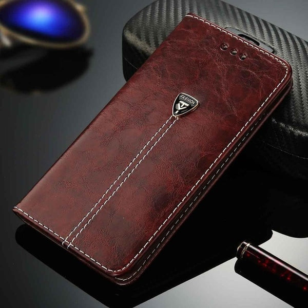 Luxury Flip Leather Phone Case For iPhone