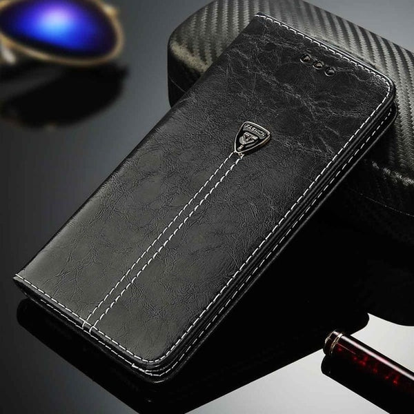 Luxury Flip Leather Phone Case For iPhone