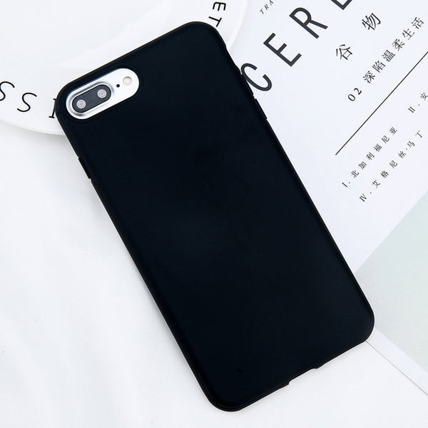 Candy Color Plain Phone Case For iPhone