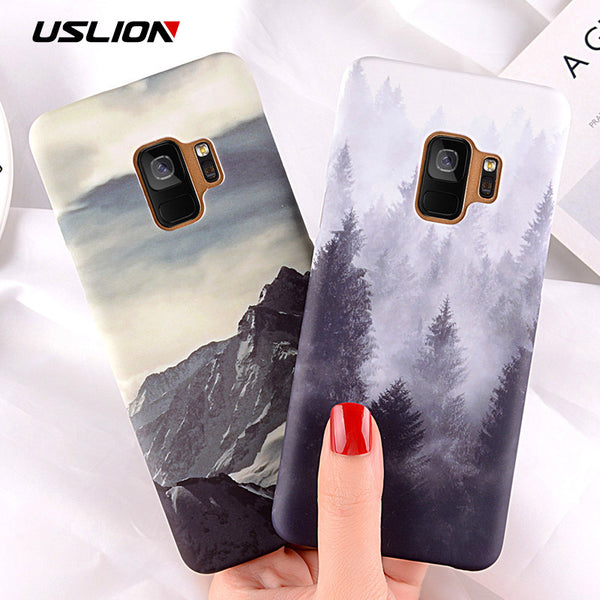 Mountain Peak Forest Hard Ultra Thin Phone Case For Samsung