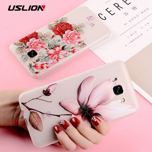 Relief Lotus Flower Phone Cases for Samsung